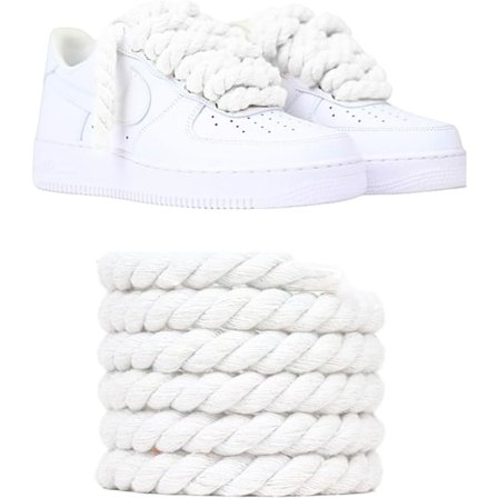 8mm tykke reb snørebånd - Air Force One snørebånd, Air Force reb snørebånd, Air Force snørebånd, reb til sko