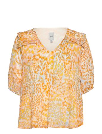 Ihnafuna Ss Bluse Langermet Multi/mønstret ICHI*Betinget Tilbud