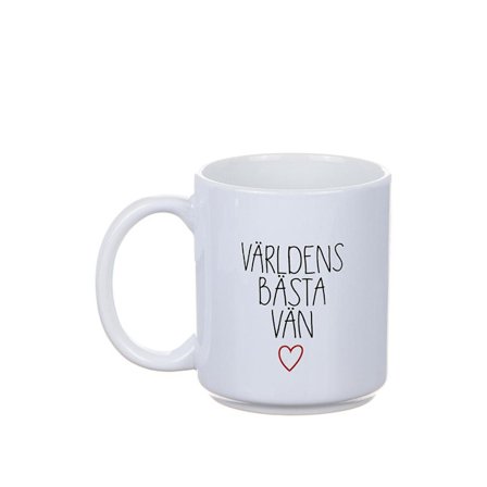 Mugg Världens bästa vän