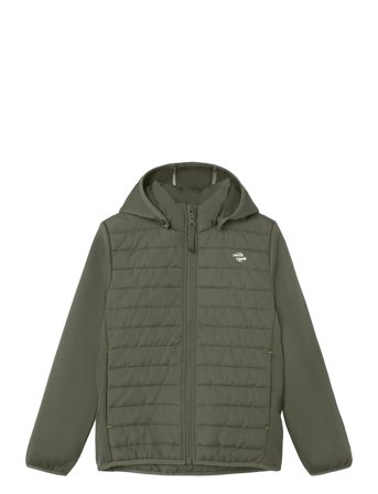 name it Nknmio Hybrid Jacket Fo Tb - Green - 128