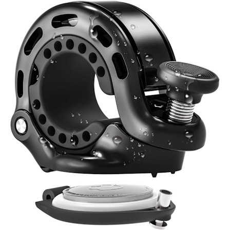 Cykeklokke til Apple AirTag Cykel Skjulested, 110DB Miniklokke Cykel Tyverisikring til El-scootere, Mountainbikes, Børnecykler