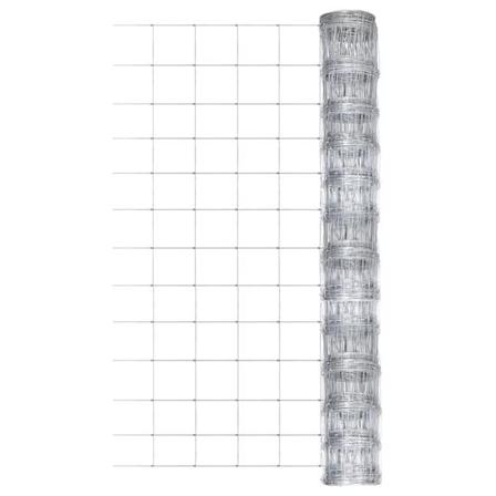 Vidaxl Fårstängsel Galvaniserat Stål 50x1,25 M Silver Silver