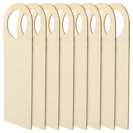 8 stk. Træ Dør Hænger DIY Dør Hængende Dekor Dør Opslagstavle Ufærdig Dørskilt