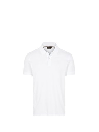 J.Lindeberg - Troy Polo Shirt Seasonal Pique - Vit - Man - L