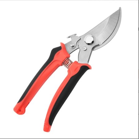 Musta ja punainen, ammattimainen oksasakset hiiliteräksestä valmistetut, erittäin laadukkaat terävät ohitusleikkurit