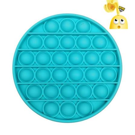 Pop It Leksak Fidget Toys - Bubbla Push Pop - Olika Färger Turquoise Cirkel - Grön Turkos