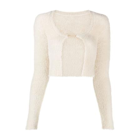 Jacquemus Cardigans Hvid, Dame, Størrelse: XS