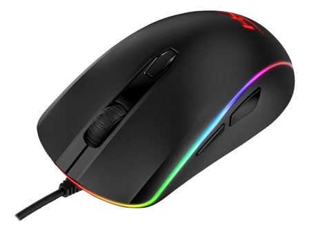 HyperX Pulsefire Surge RGB Gamingmus (sort) USB, 16000 DPI, 6 programmerbare knapper, optisk