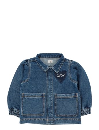 Copenhagen Colors | Organic Denim Hearts Jacket | 146