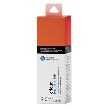 Cricut Joy kruspresse: Infusible blækark 11,4x30,5 cm Rød 2 stk.