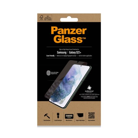Panzer UltraForce1 Samsung Galaxy S22+ 5G Screen Protector PanzerGlass - High quality tempered glass screen protector