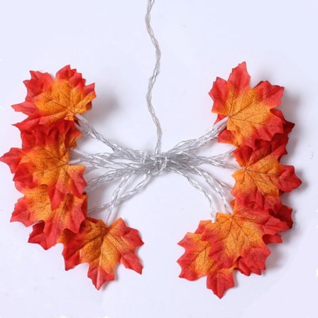LED Fairy String Maple Leaves Lampe ORANGE 3M 20LEDS 3M 20LEDS