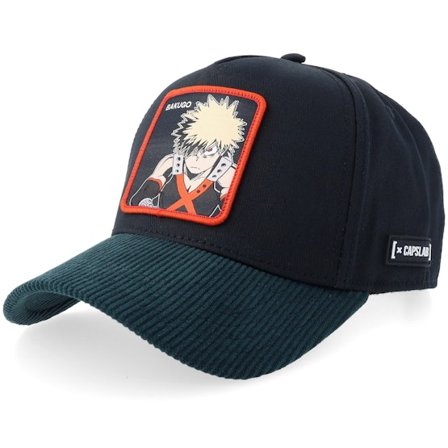 Capslab - Black trucker Czapka Z Daszkiem - My Hero Academia Black/Forest Trucker @ Hatstore