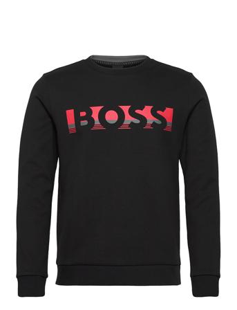 Salbo 1 Sweat-shirt Tröja Svart BOSS
