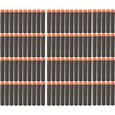 100 x 7,2 cm Nerf Gunshot Foam Dart Filler NOUR PR Nerf N-Strike Elite Series Blasters Barneleker