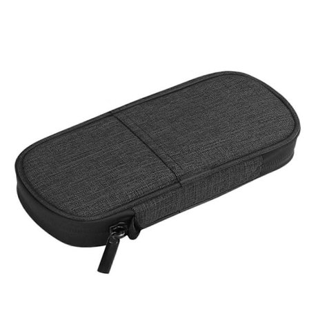 Insulinpenn kjølt vanntett oppbevaringspose reiseveske stor kapasitet insulin reisedeksel isolert vanntett svart