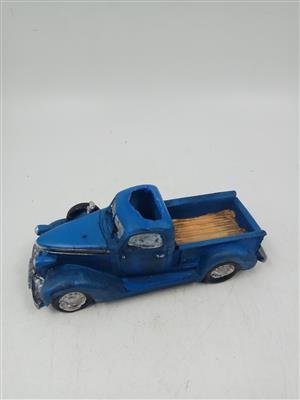 Akvariedekorasjon Bil, Blå - 13cm