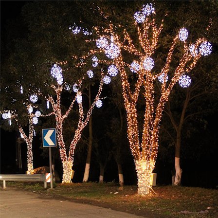 30M 300 Valon Joulukuusen Klusterikoristevalot