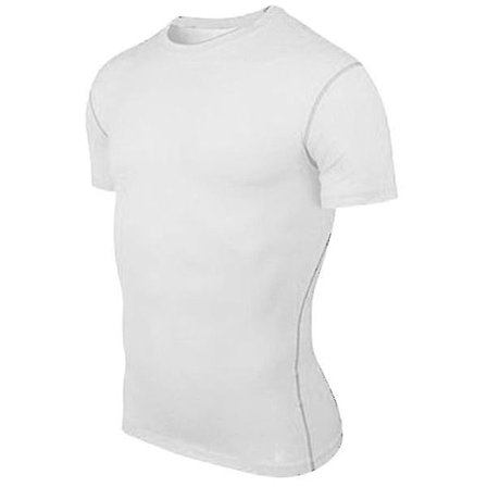 Kompressionströja för män, kortärmad, sport, gym, baslager, löpning, träning, T-shirt-Xin