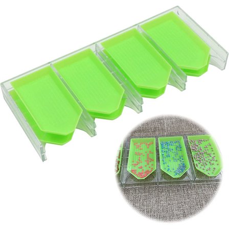 Organizer för bricka med diamantmålning med 8 fack