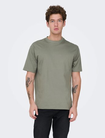 ONLY & SONS Onsfred Life Rlx Ss Tee Noos - Green - S