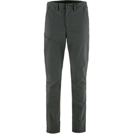 Fjällräven Abisko Trail Stretch Housut 58/SHORT - Miehet - Dark Grey - Vaellushousut