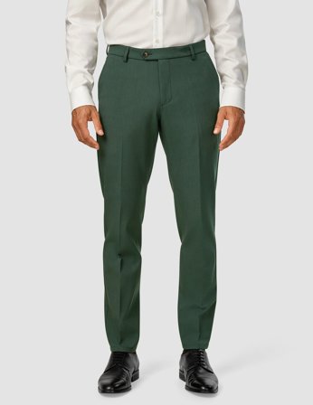 Shaping New Tomorrow - Essential Suit Pants - Pine Green - Regular Fit - Herr - Storlek 38/36