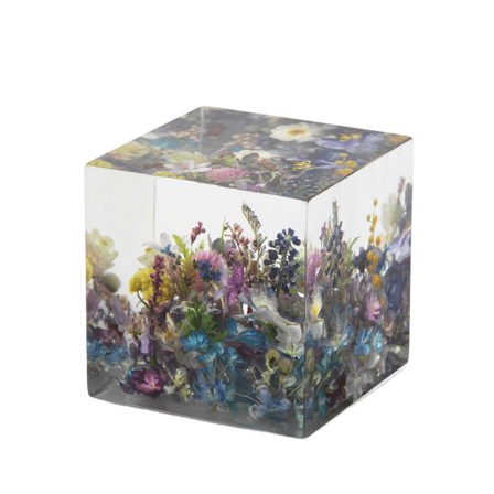 In Flore Ängsblommor Pappersvikt, Brevtyngd Inredningsdetaljer Flerfärgad 8 cm