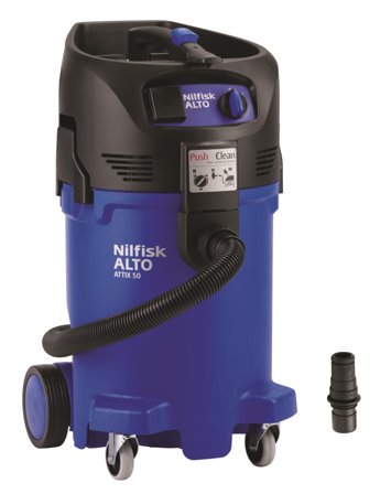 Nilfisk ATTIX 50-21 PC EC Våt- og tørrstøvsuger 1400 W, Rengjøringsmaskiner