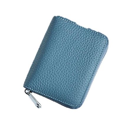Fashion Business Card Holder Blocking Bank Credit Cards Id Case Zipper Bag Wallet Organizer For Women Men