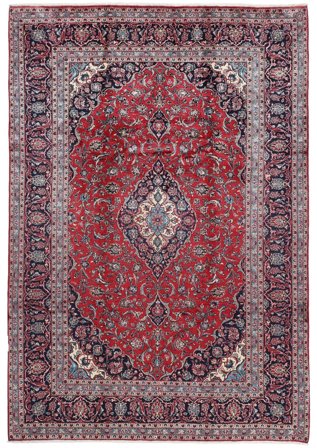 Médaillon Grand Kashan Tapis 244X354 Laine