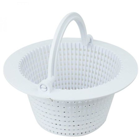Panier Rond Pour Skimmer De Piscine Hors Sol - Diam 16 Cm - Blanc - Linxor