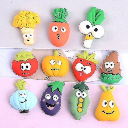 6~12 stk. Søte tegneserie Mini Kjøleskapsmagnet Mat Kanin Blomst Kjøleskap Magnetiske Klistremerker Kjøleskapsmagnet Hjem Dekor