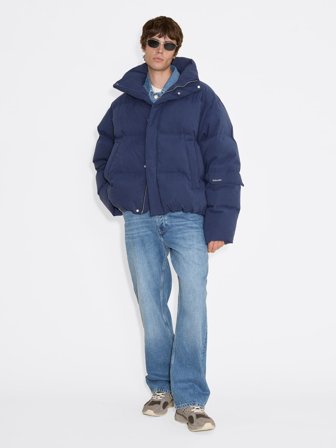 Holzweiler Narvik Brushed Down Jacket - Navy - Men's - XL