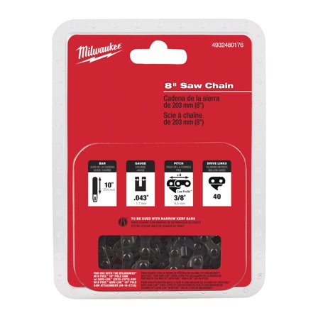 Milwaukee 4932480176 Teräketju 8"/20 cm, Puutarhakoneet