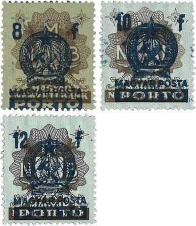 Ungarn - AFA p187-89 - Postfrisk