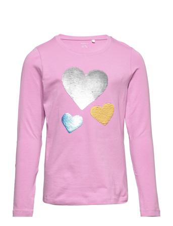 Nkftrizza Ls Top T-shirts Long-sleeved T-shirts Rosa Name It