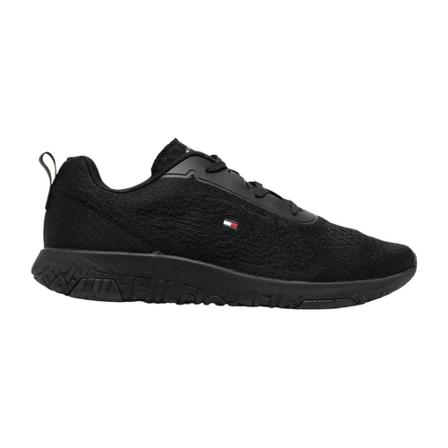Tommy Hilfiger, mesh runner shoes Zwart, Heren, Maat:44 EU,polyester