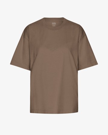 Oversized Organic T-Shirt - Cedar Brown XS