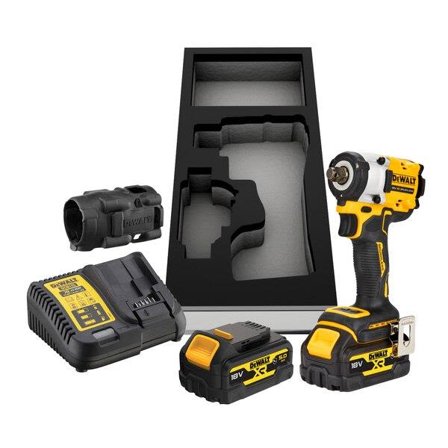 Dewalt DCF921P2G-QW Slagnøgle med batteri og oplader, Maskiner