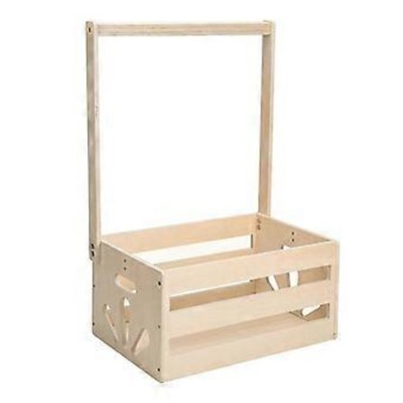 Trekasse for Babyshower Garderobe Babyshowerkurv Glatt Kant Gradfri Stor Kapasitet Enkel Montering Oppbevaringskurv