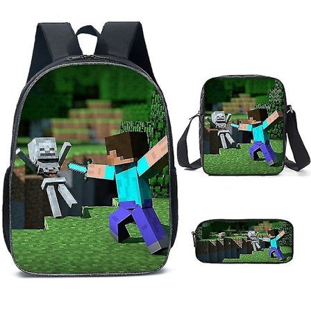 Minecraft Spel Ryggsäck - 3-delad - G10