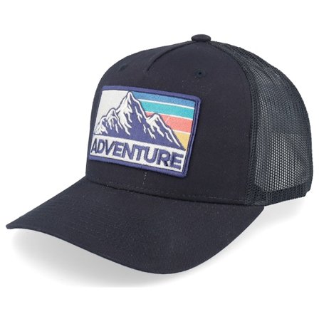 Wild Spirit - Schwarz trucker Cap - Mountain Adventure Patch Black A-Frame Trucker @ Hatstore