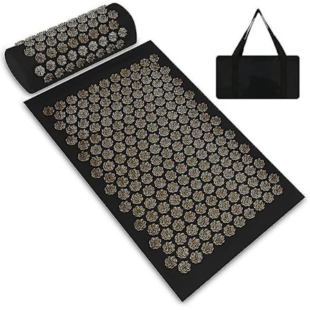 Akupressurmåttesæt, akupunkturmassagemåtte, inklusive Massa