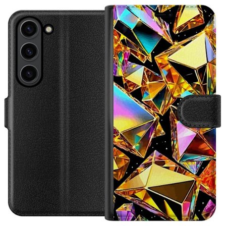 Yhteensopiva Lompakkokotelo Samsung Samsung Galaxy S24 3D Kulta