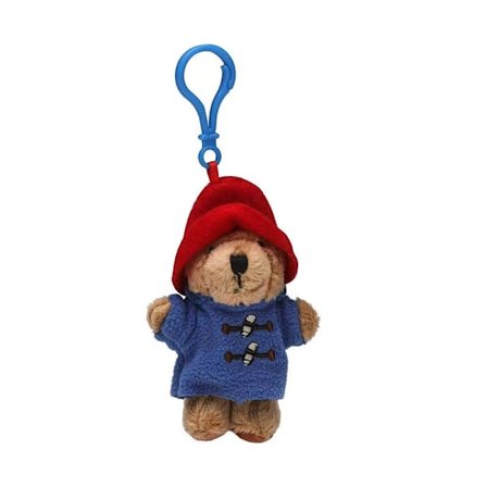 Paddington Bear plysjdukke nøkkelring anheng