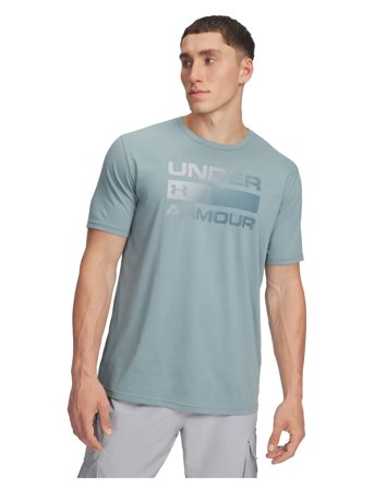 Under Armour Ua Team Issue Wordmark Ss - Blue - XXL