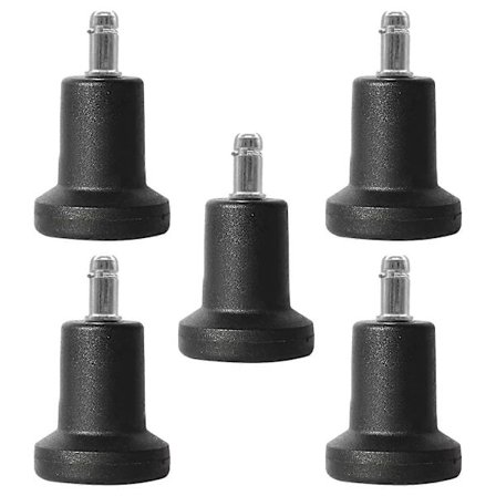 【xj】5-pakning Erstatningshjul Kontorstol Rullehjul Kontorstol Svingbart Hjul Fast Fot Gulvglide Kontorstol Hjul Hjemmekontorstol Hjulstopp