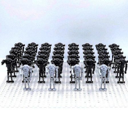 44 stk. Star Wars Super Battle Droids Hær og Droidekommandør Minifigurer Byggeklosser Action Leketøysfigurer