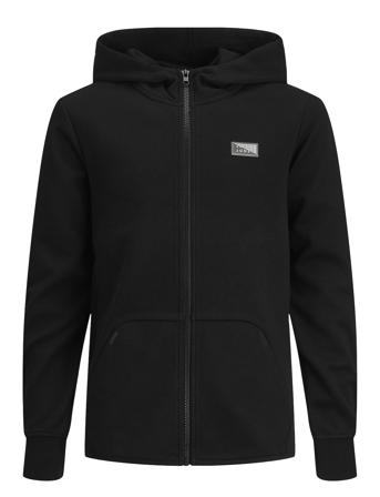 Jcoair Sweat Zip Hood Noos Jnr Tops Sweat-shirts & Hoodies Hoodies Black Jack & J S